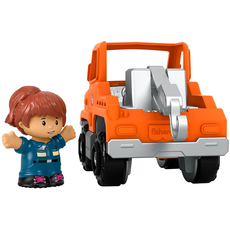 LITTLE PEOPLE LITTLE PEOPLE HELP AND GO TOW TRUCK VEHICLE & FIGURE SET