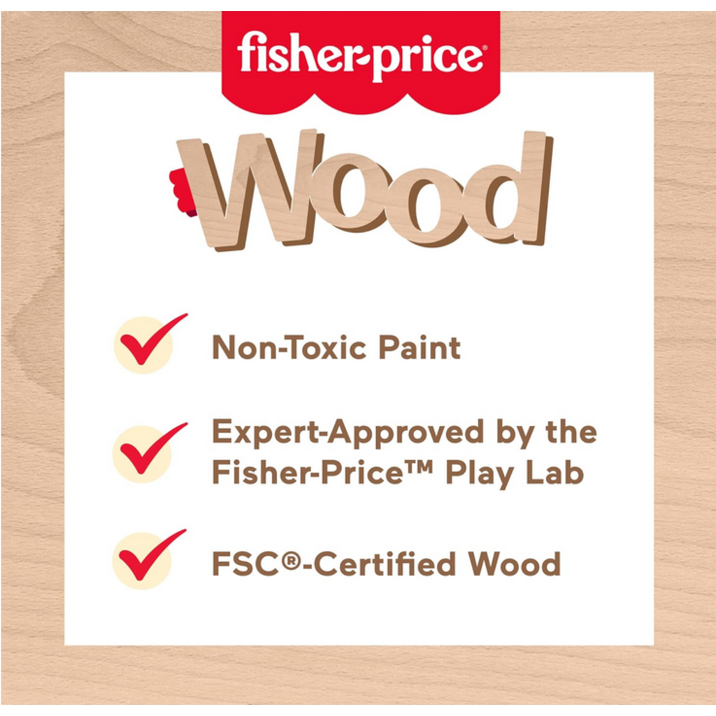 FISHER PRICE WOODEN JIGSAW PUZZLE