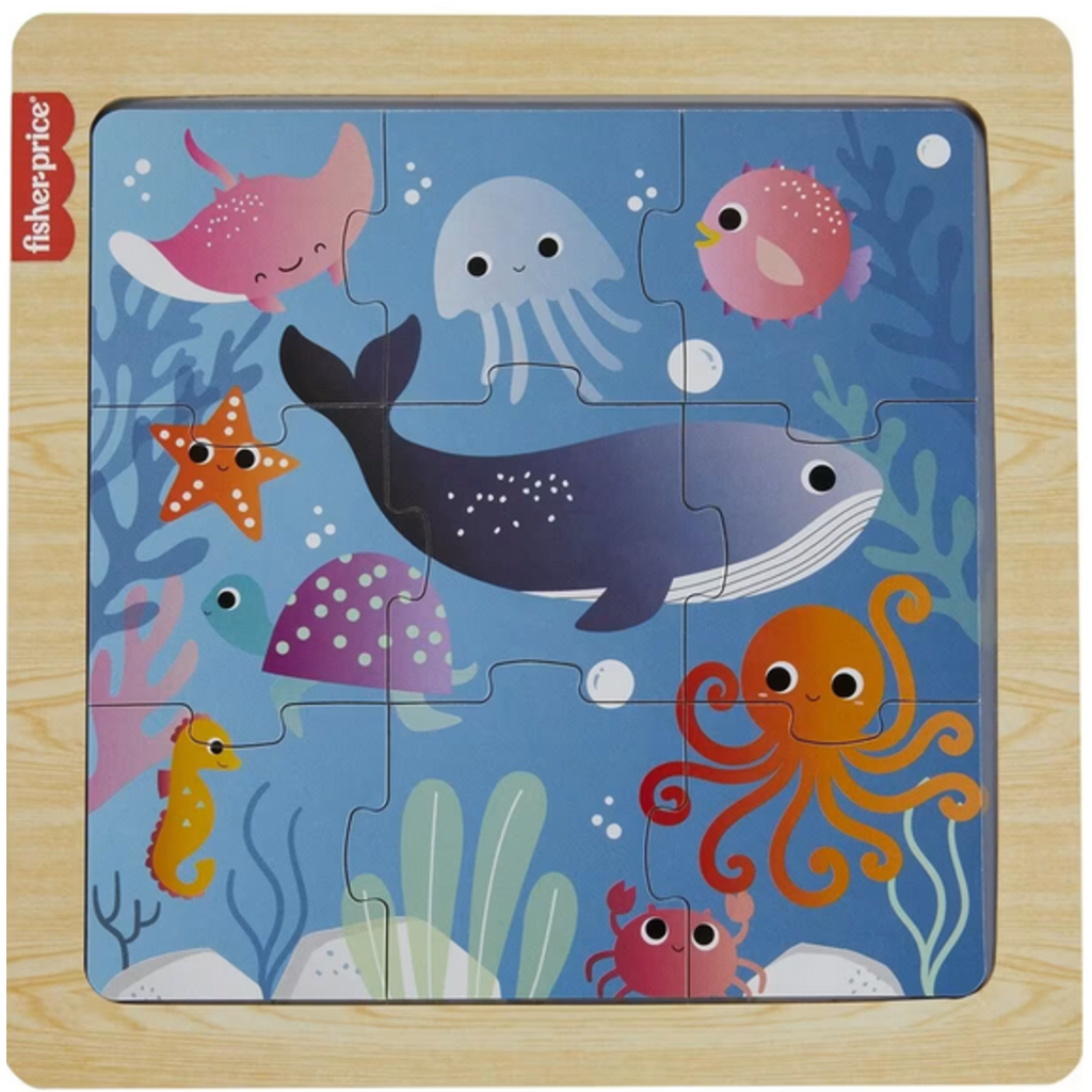 FISHER PRICE WOODEN JIGSAW PUZZLE