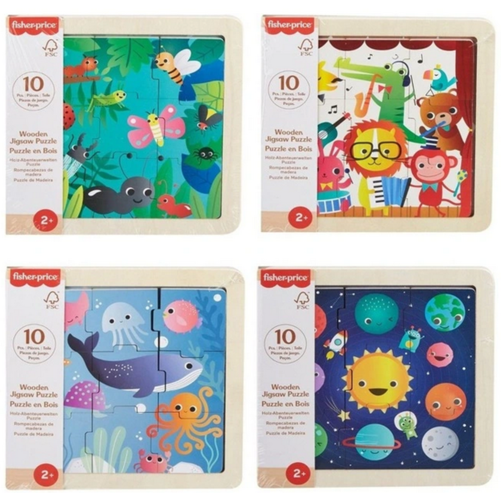 FISHER PRICE WOODEN JIGSAW PUZZLE