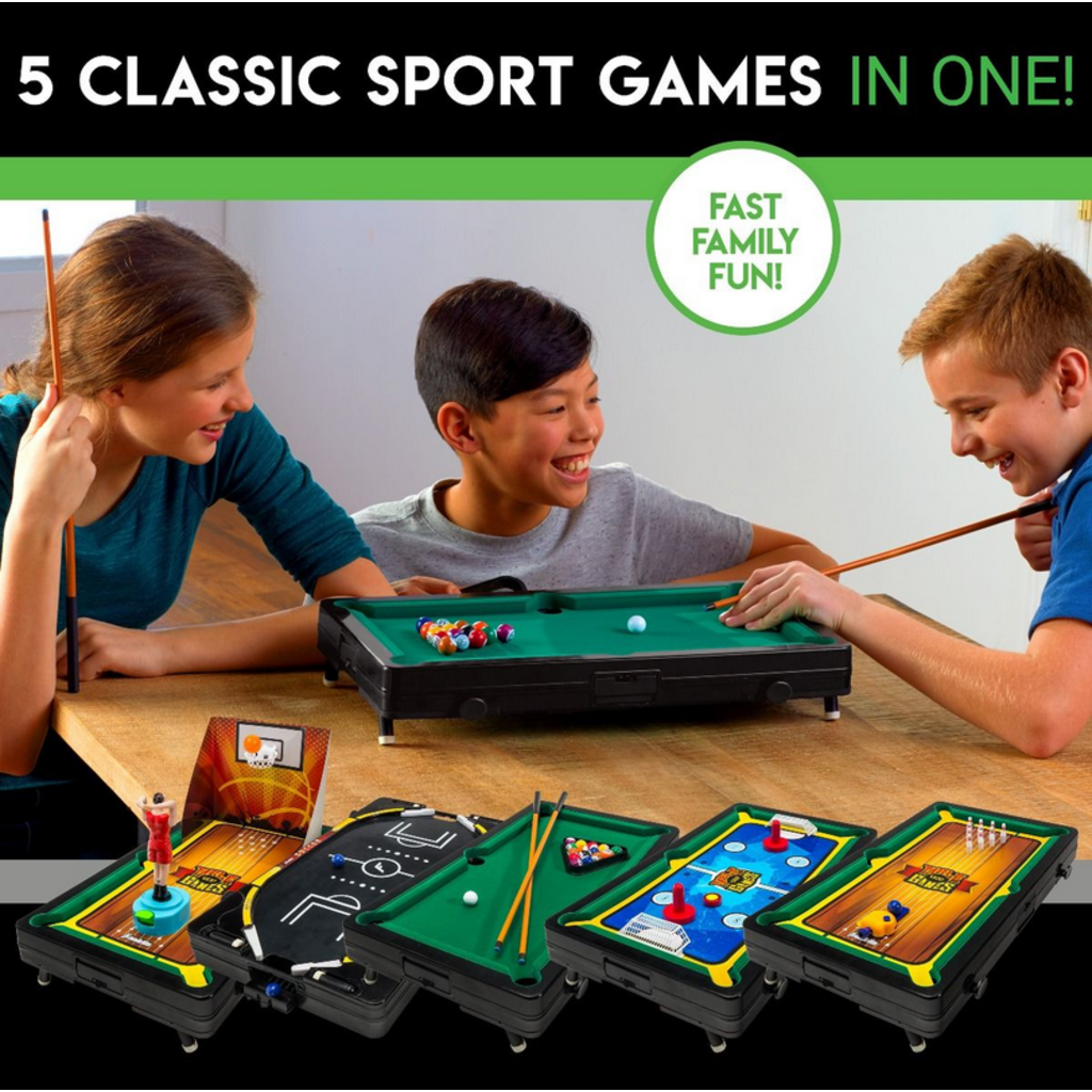 FRANKLIN 5-IN-1 SPORTS CENTER TABLE TOP