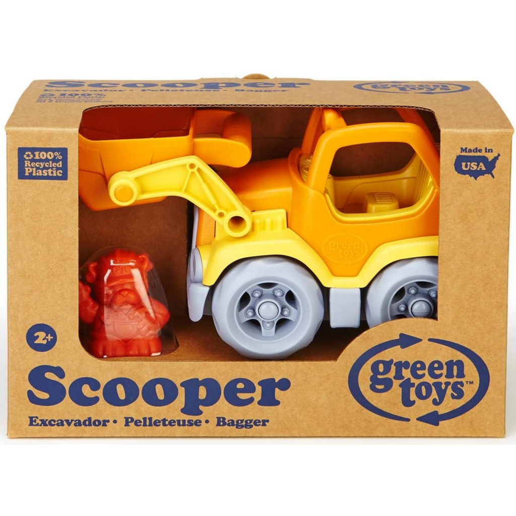 GREEN TOYS RECYCLED SCOOPER CONSTRUCTION TRUCK