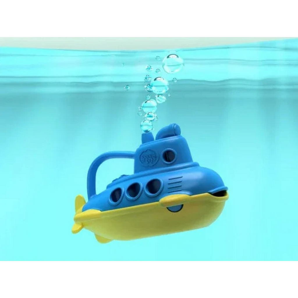 GREEN TOYS RECYCLED BUBBLING SUBMARINE