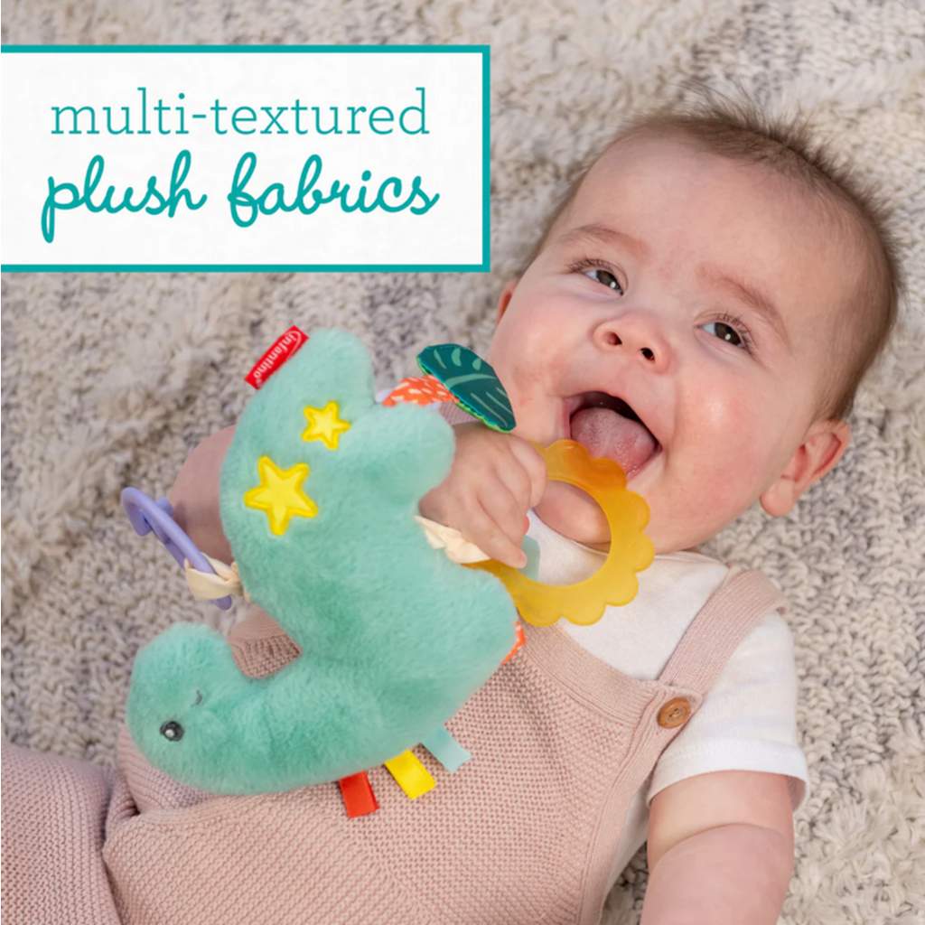 INFANTINO PULL & SHAKE JITTERY PAL DINO