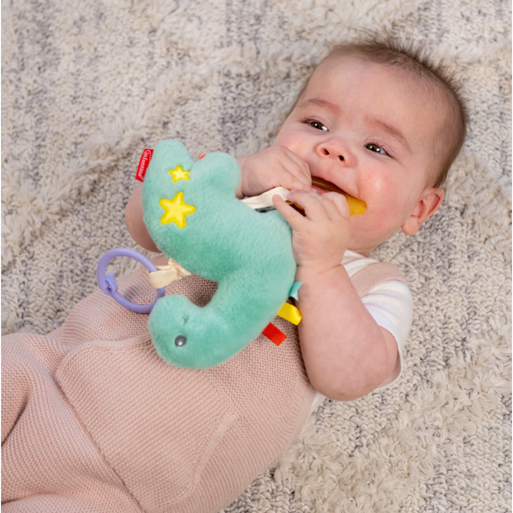 INFANTINO PULL & SHAKE JITTERY PAL DINO