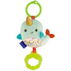 INFANTINO CHIME & GO TAG ALONG PAL NARWHAL