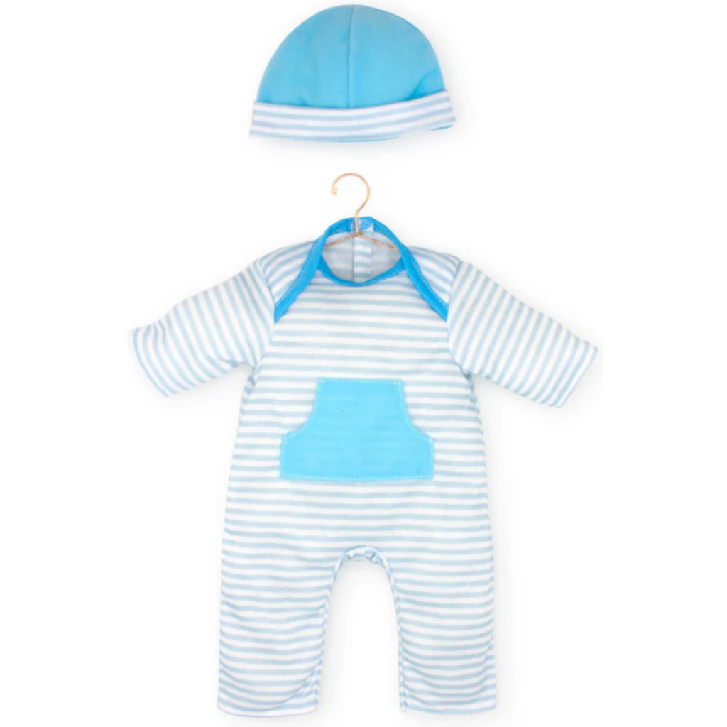 JC TOYS 11" DOLL ROMPER WITH HAT