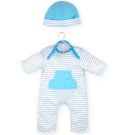 JC TOYS 11" DOLL ROMPER WITH HAT