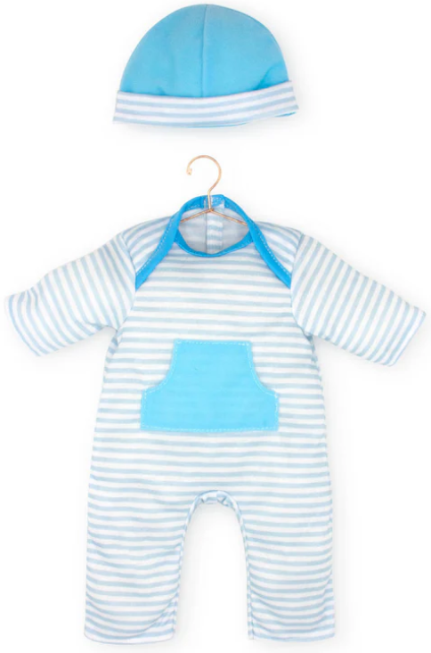 11" DOLL ROMPER WITH HAT