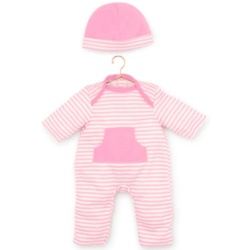 JC TOYS 11" DOLL ROMPER WITH HAT