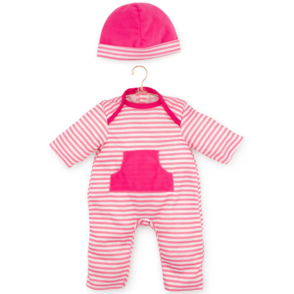JC TOYS 11" DOLL ROMPER WITH HAT