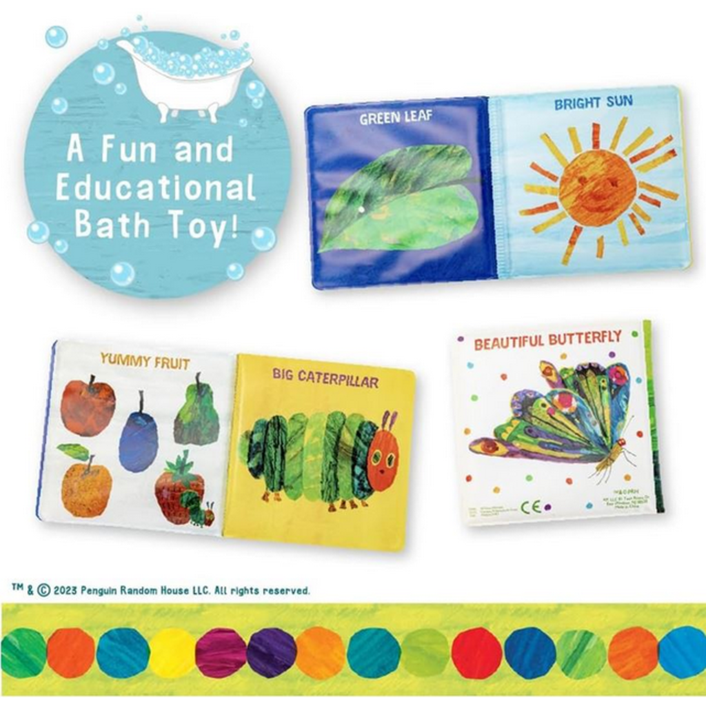 KIDS PREFERRED THE VERY HUNGRY CATERPILLAR VINYL BATH BOOK