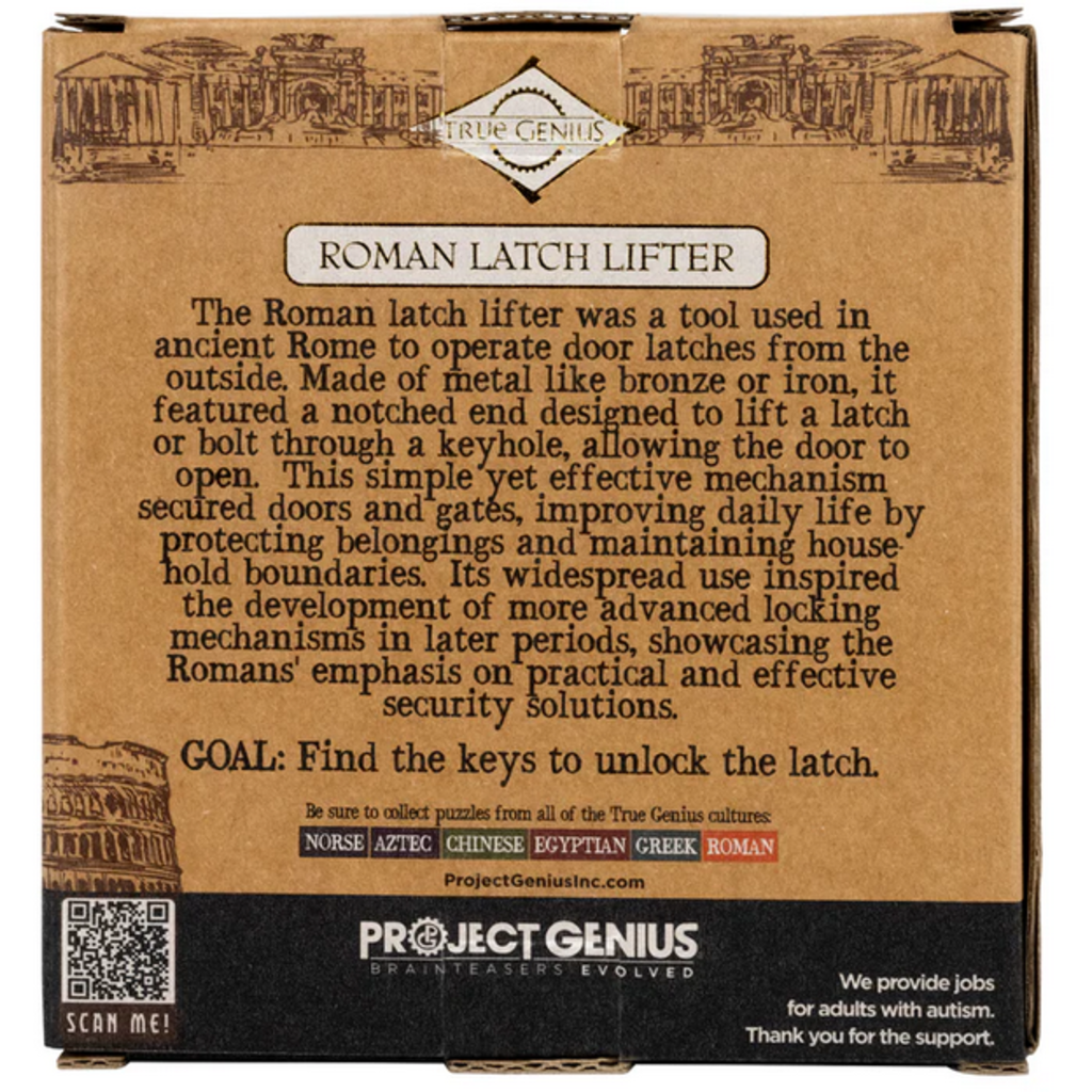 PROJECT GENIUS LOCK & KEY PUZZLE