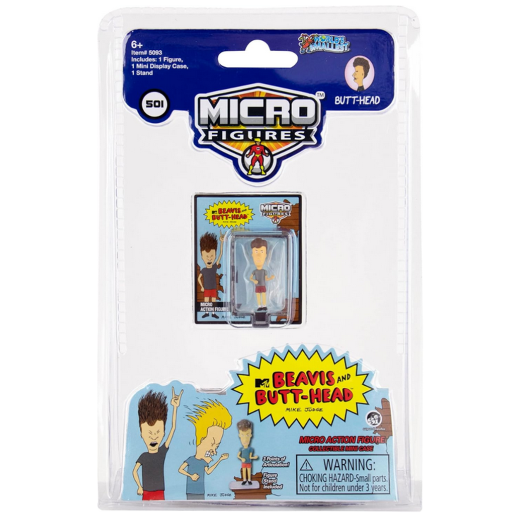 WORLDS SMALLEST BEAVIS AND BUTT-HEAD MICRO FIGURES