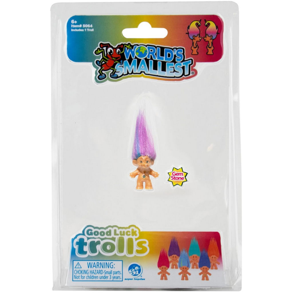 WORLDS SMALLEST WORLDS SMALLEST GOOD LUCK TROLLS