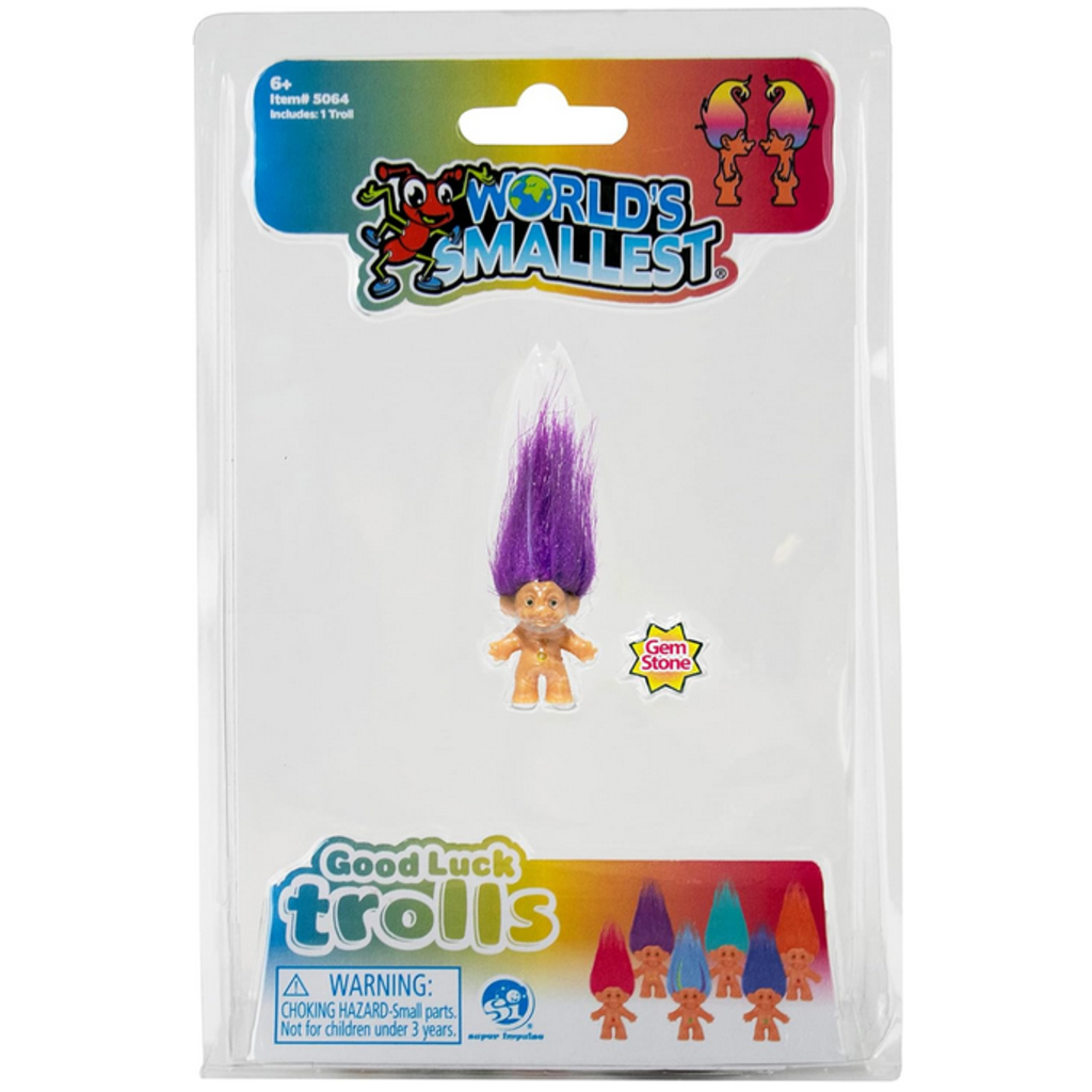 WORLDS SMALLEST WORLDS SMALLEST GOOD LUCK TROLLS