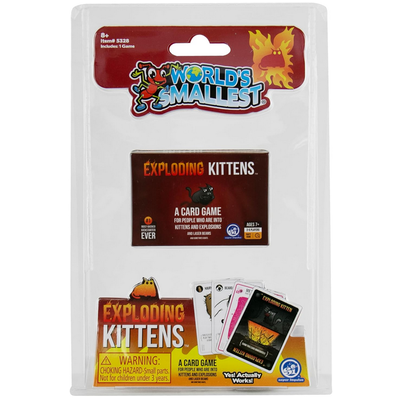 WORLDS SMALLEST WORLDS SMALLEST EXPLODING KITTENS