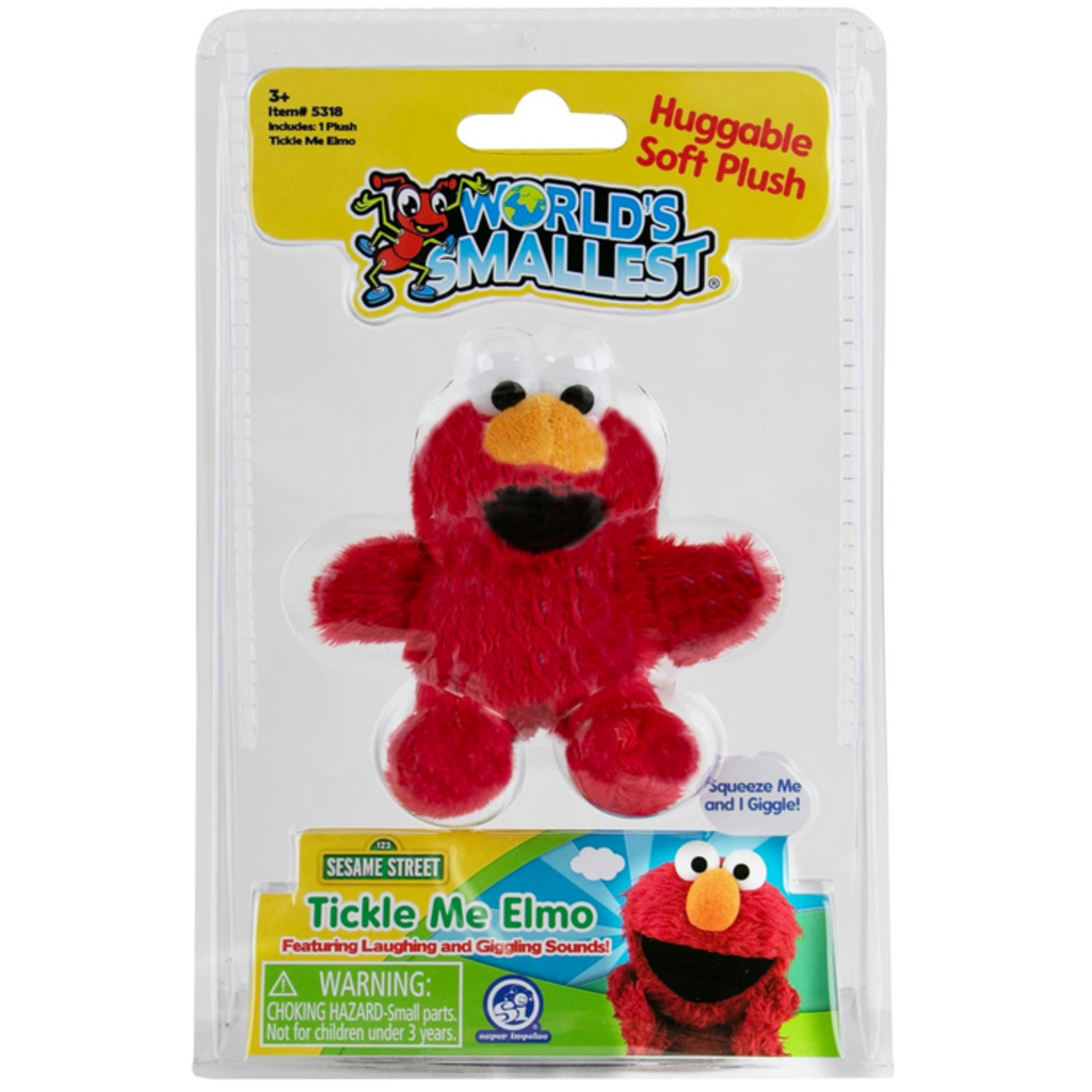 WORLDS SMALLEST WORLDS SMALLEST TICKLE ME ELMO