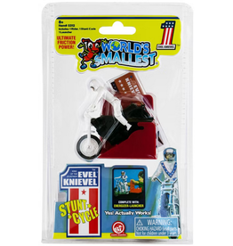 WORLDS SMALLEST WORLDS SMALLEST EVEL KNIEVEL STUNT CYCLE