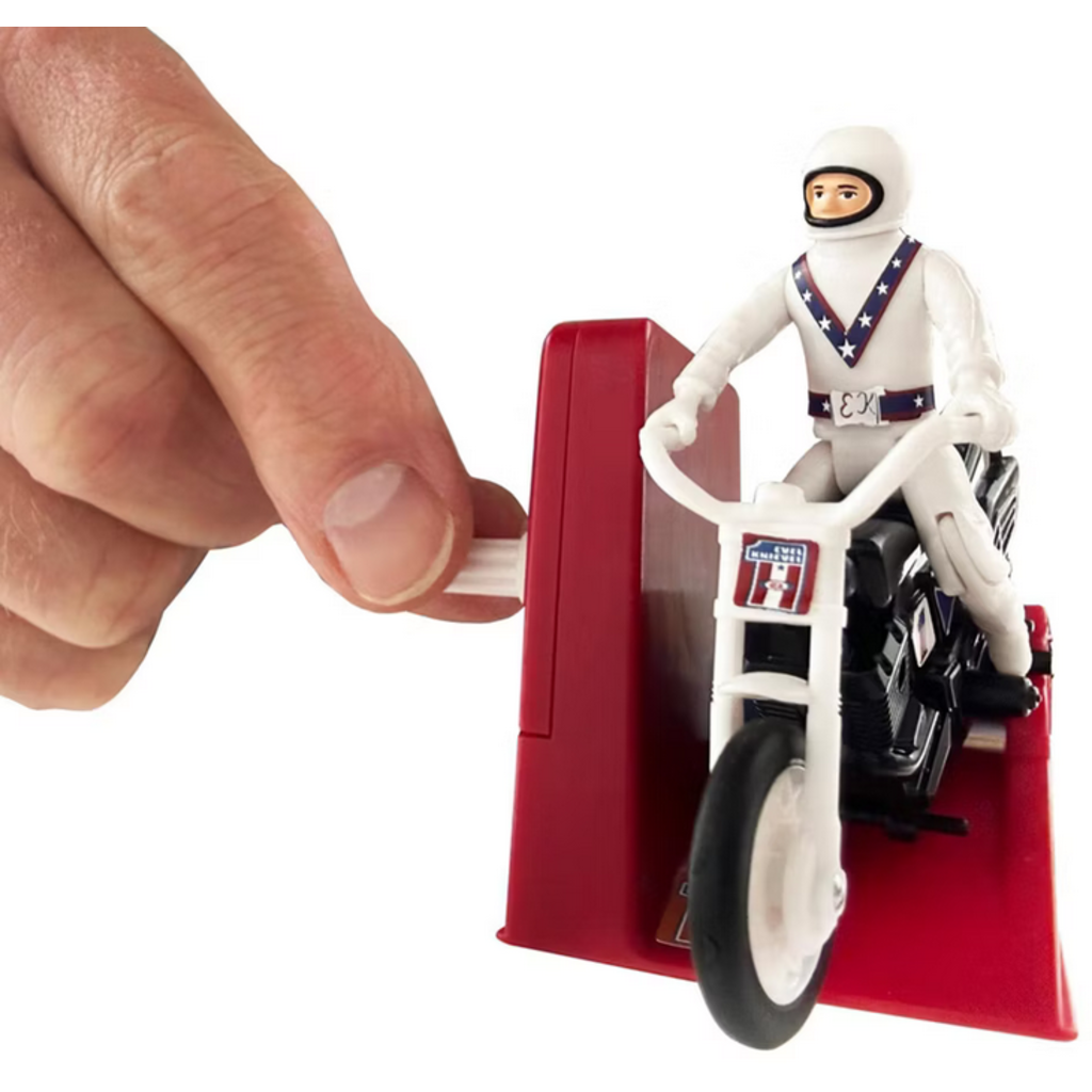 WORLDS SMALLEST WORLDS SMALLEST EVEL KNIEVEL STUNT CYCLE
