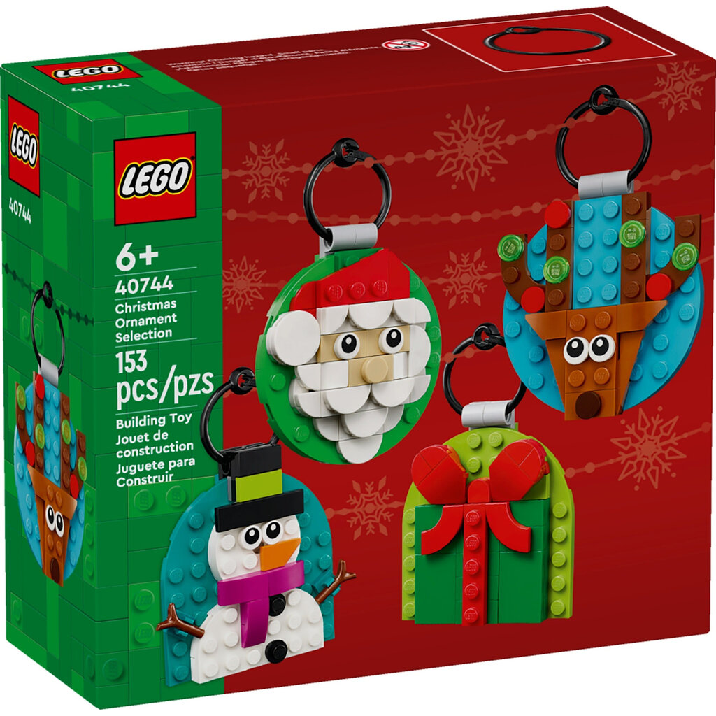 LEGO CHRISTMAS ORNAMENT SELECTION