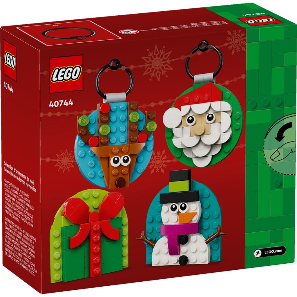 LEGO CHRISTMAS ORNAMENT SELECTION