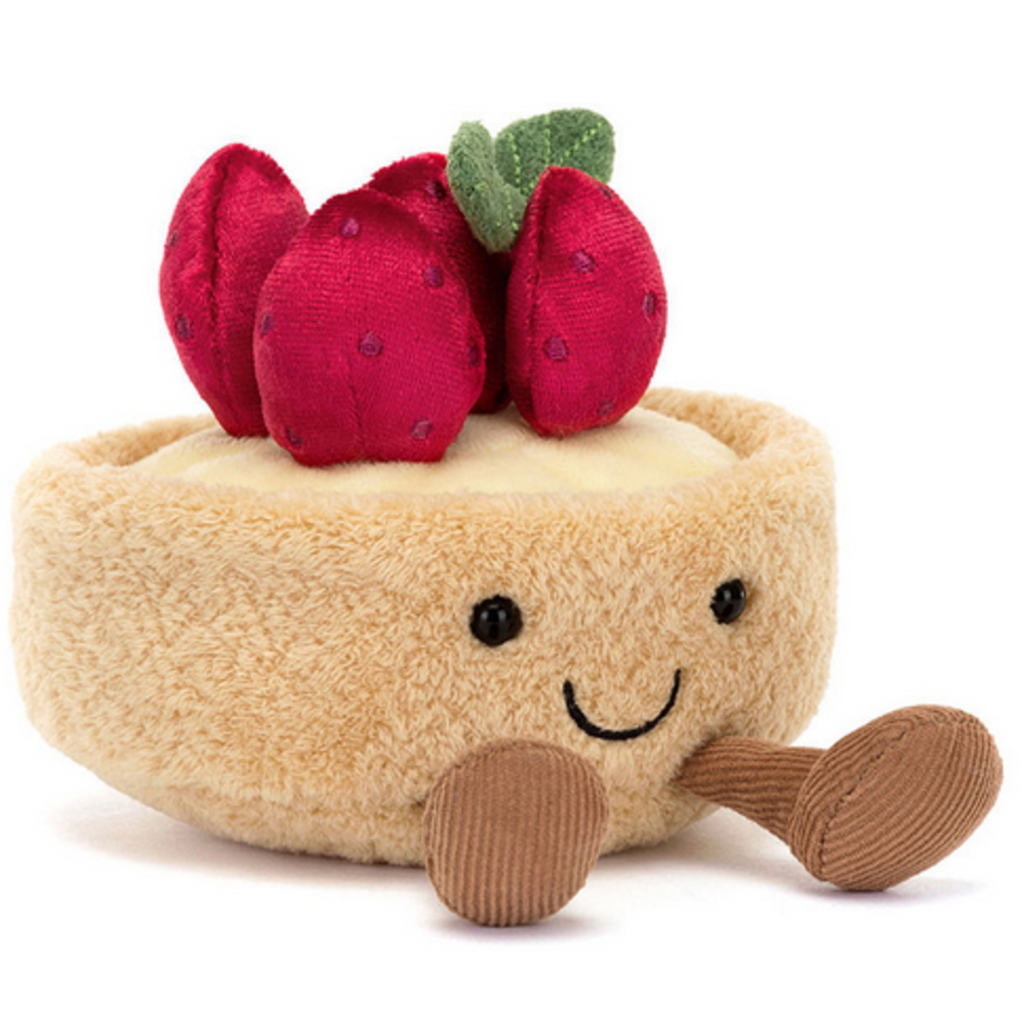 JELLY CAT AMUSEABLE FLEURETTE TARTE AUX FRAISES