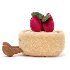 JELLY CAT AMUSEABLE FLEURETTE TARTE AUX FRAISES
