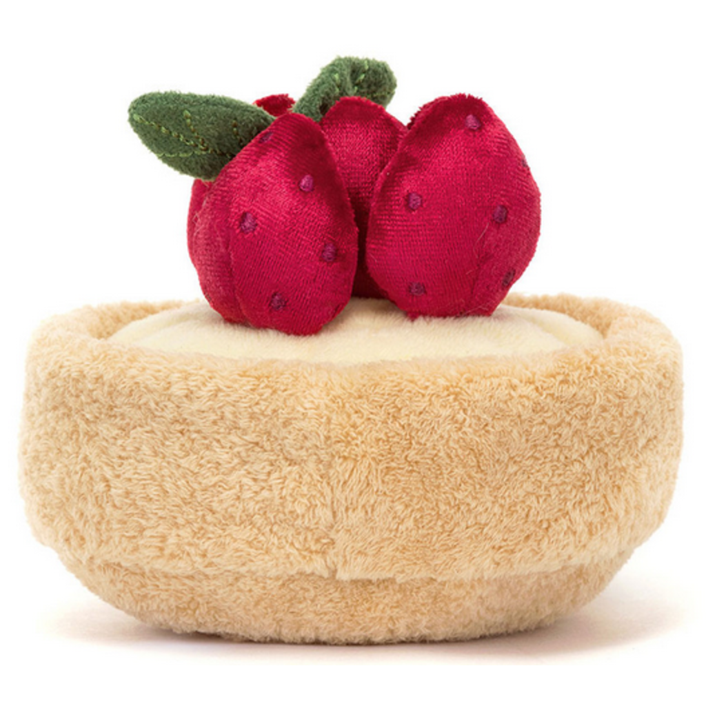 JELLY CAT AMUSEABLES FLEURETTE TARTE AUX FRAISES