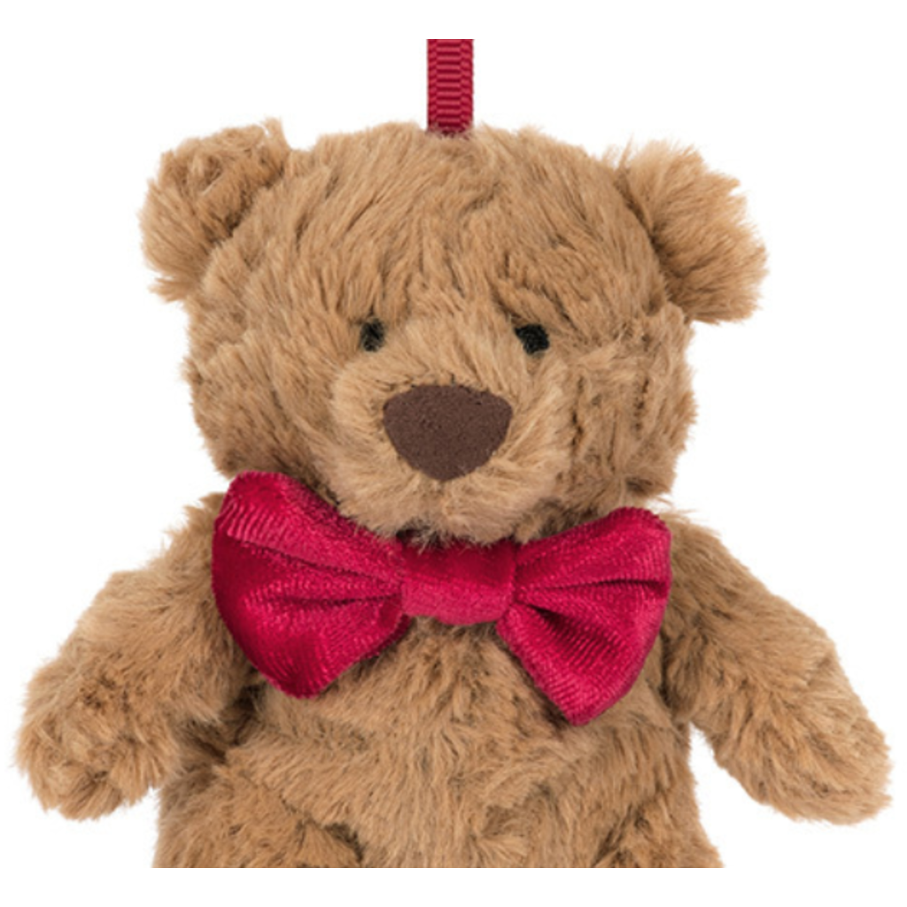 JELLY CAT BARTHOLOMEW BEAR ORNAMENT