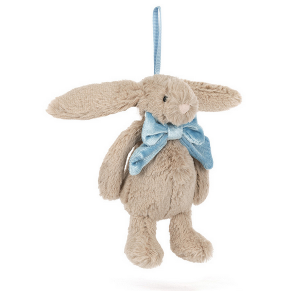 JELLY CAT BASHFUL BUNNY BEIGE ORNAMENT