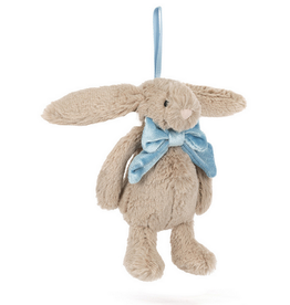 JELLY CAT BASHFUL BUNNY BEIGE ORNAMENT