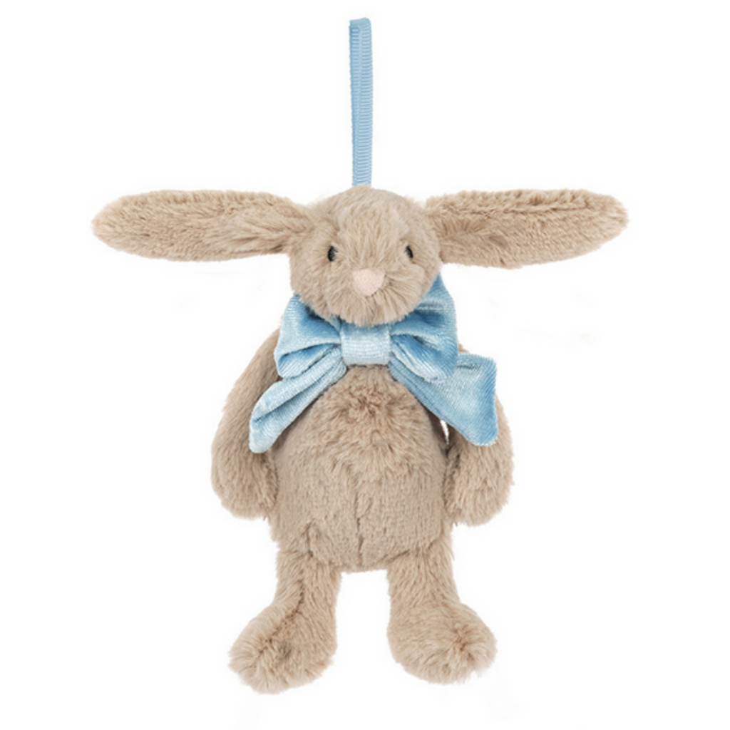 JELLY CAT BASHFUL BUNNY BEIGE ORNAMENT