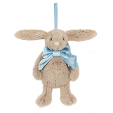 JELLY CAT BASHFUL BUNNY BEIGE ORNAMENT