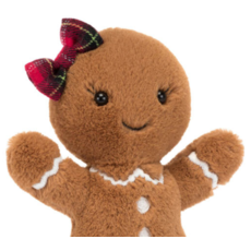 JELLY CAT JOLLY GINGERBREAD RUBY ORIGINAL