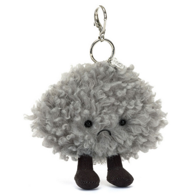 JELLY CAT AMUSEABLES STORM CLOUD BAG CHARM