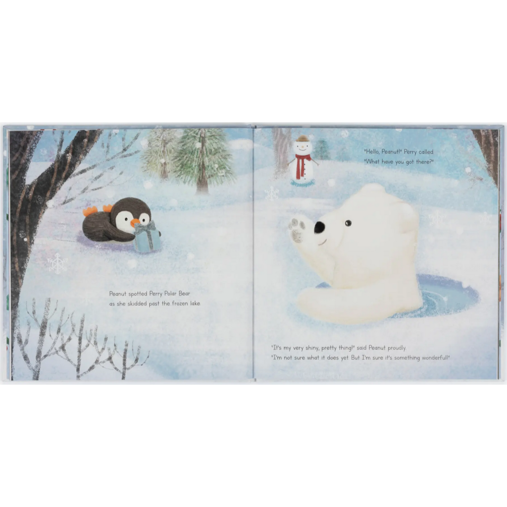 JELLY CAT PEANUT PENGUIN'S PERFECT PRESENT HB JELLY CAT@
