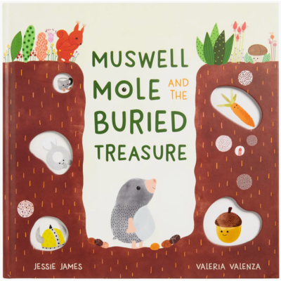 JELLY CAT MUSWELL MOLE AND THE BURIED TREASURE BB JELLYCAT
