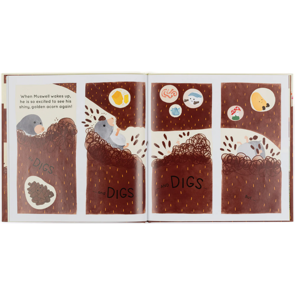 JELLY CAT MUSWELL MOLE AND THE BURIED TREASURE BB JELLYCAT