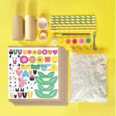 BRIGHT STRIPES PAPER MACHE ALL DAY