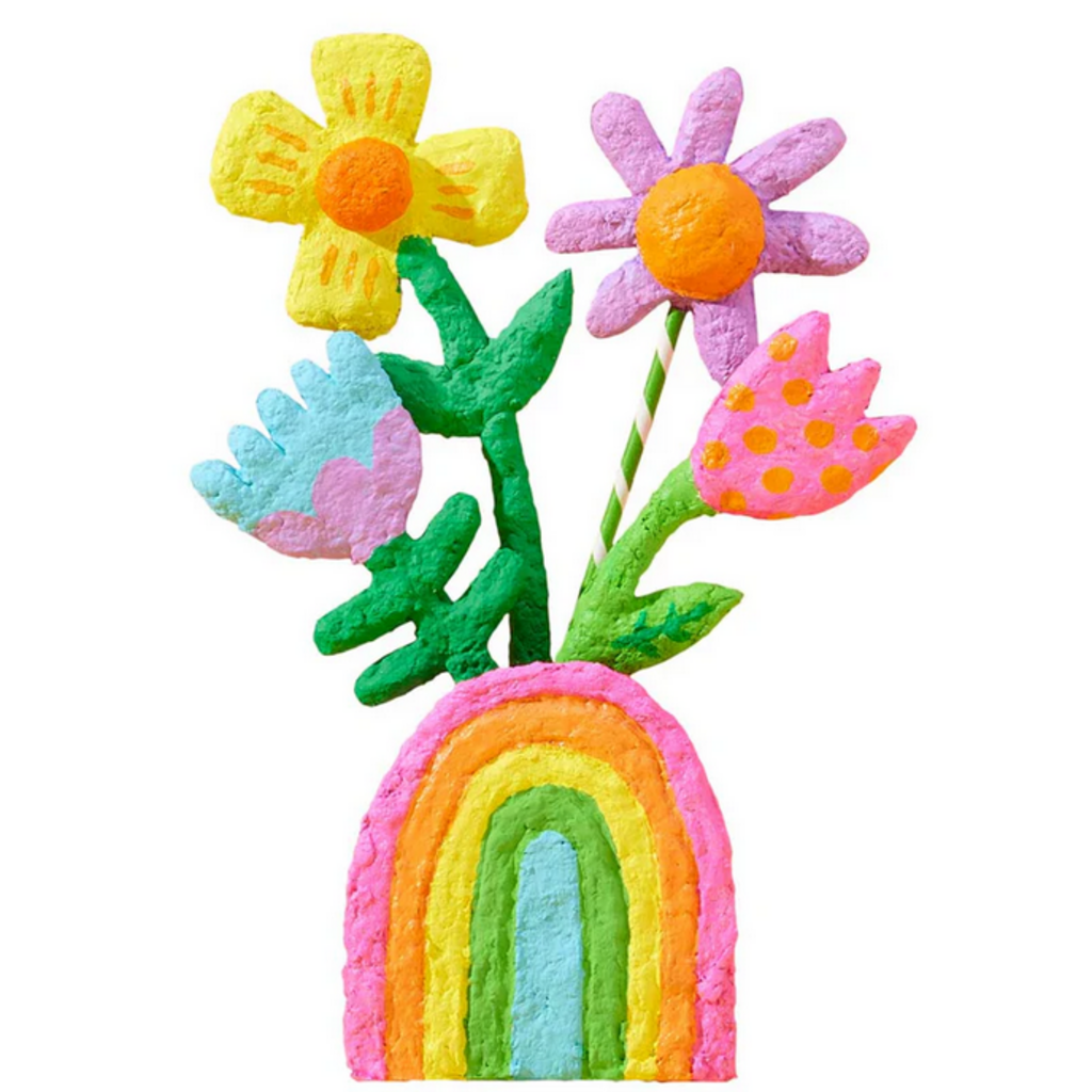 BRIGHT STRIPES PAPER MACHE ALL DAY