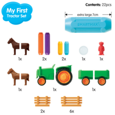 SMART TOYS AND GAMES SMARTMAX MY FIRST TRACTOR SET