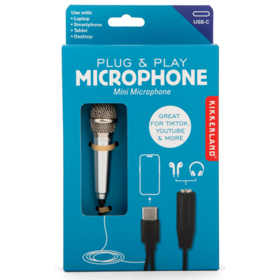 KIKKERLAND PLUG & PLAY MICROPHONE