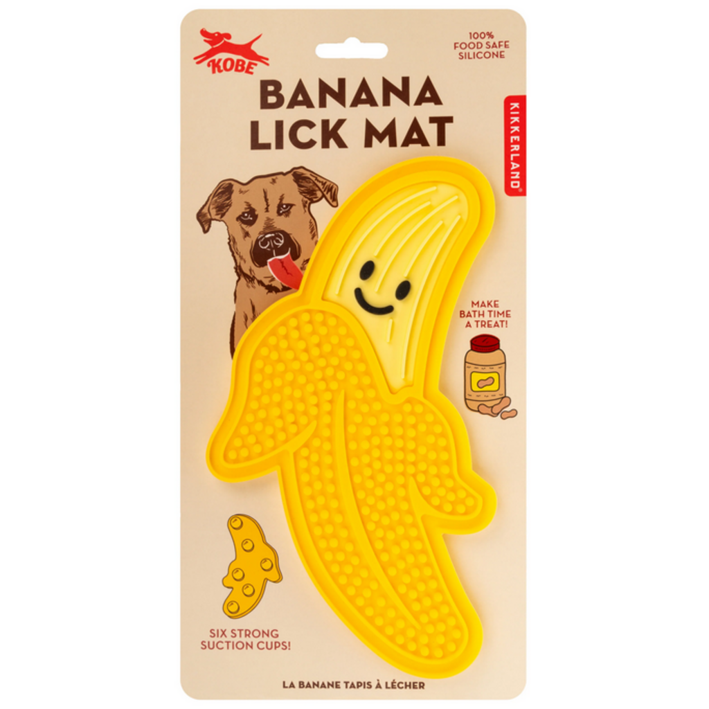 KIKKERLAND BANANA LICK MAT
