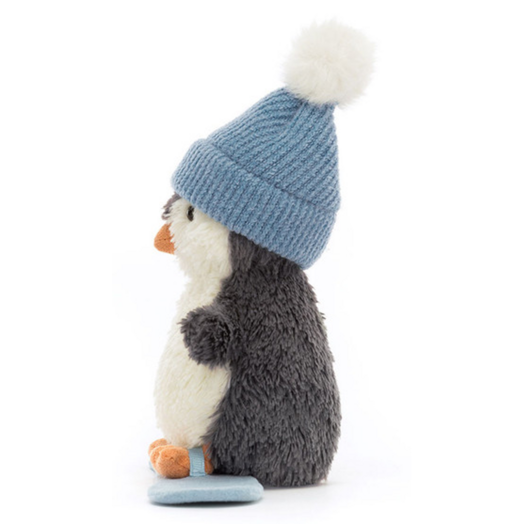 JELLY CAT PEANUT PENGUIN SNOWBOARDING