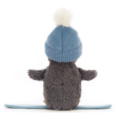 JELLY CAT PEANUT PENGUIN SNOWBOARDING