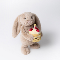 JELLY CAT BASHFUL BEIGE BUNNY BIRTHDAY