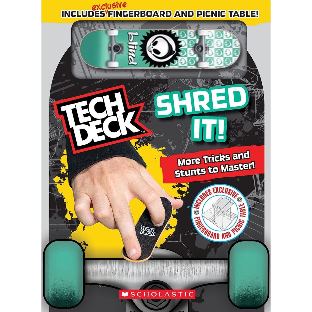 SCHOLASTIC SHRED IT! TECH DECK GUIDEBOOK HB SHAPIRO