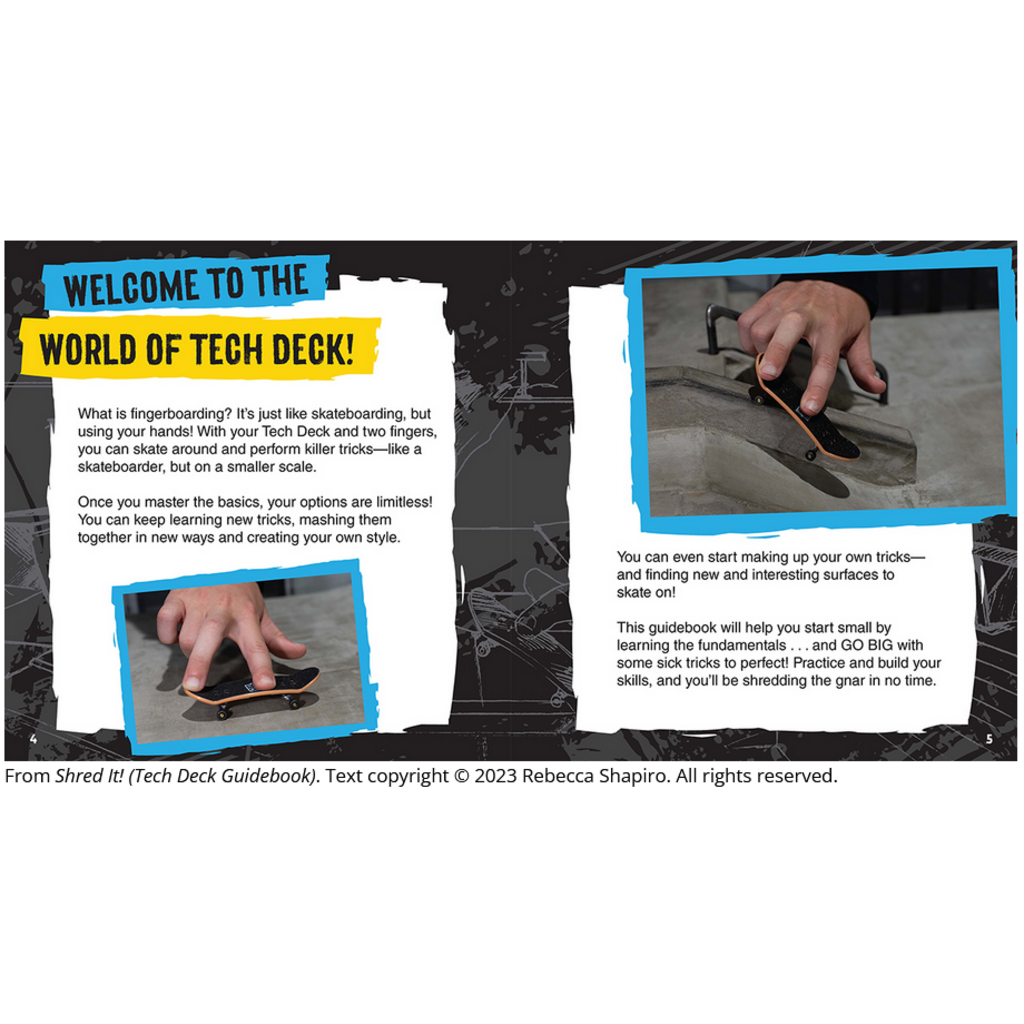 SCHOLASTIC SHRED IT! TECH DECK GUIDEBOOK HB SHAPIRO