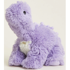 WARMIES WARMIES PLUSH PURPLE LONG NECK DINOSAUR